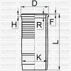 51-06075-000 YENMAK Гильза цилиндра