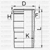 51-06082-000 YENMAK Гильза цилиндра