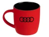 32922A2520 VAG Фарфоровая кружка Audi Rings Mug, Soft-touch, 350ml, Red/Black
