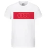 3132000402 VAG Мужская футболка Audi T-Shirt Ringe, Mens, White