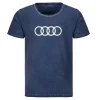 3132000412 VAG Мужская футболка Audi T-Shirt Ringe, Mens, Blue