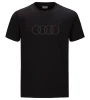 3132100202 VAG Мужская футболка Audi T-Shirt Rings, Mens, black/red