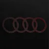 Превью - 3132100202 VAG Мужская футболка Audi T-Shirt Rings, Mens, black/red (фото 2)