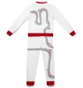 Превью - 3201900503 VAG Детская пижама Audi Sport Pyjama Racing, Infants, white/red (фото 2)