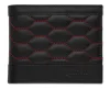 3152201200 VAG Мужской кожаный кошелек Audi Sport Wallet Leather, men, black-red NM