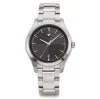 80262467632 BMW Мужские наручные часы BMW Logo 3 Hand Watch, Men, Silver/Grey