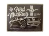 NA23311 FORD Металлическая пластина Ford Mustang The Boss Tin Sign, 30x40, Nostalgic Art