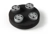 Превью - C2D60780 JAGUAR Набор колпачков для колесных вентилей Jaguar Valve Stem Marcue Caps, Black Jack Logo NM (фото 2)