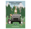 LDGF617NAA LAND ROVER Детская книжка с наклейками Land Rover Forest Friends Sticker Book A4