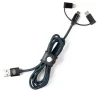 LGPH495NVA LAND ROVER Кабель для iPhone Land Rover iPhone 3-in1 Cable, Black/Navy