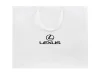 LBA25411 TOYOTA Бумажный подарочный пакет Lexus, белый, размер L: 42 х 34,5 х 15 см.
