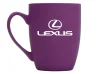 LBA25472 TOYOTA Фарфоровая кружка Lexus Logo Mug, Soft-touch, 360ml, Purple/White
