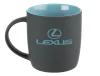 LBA25489 TOYOTA Фарфоровая кружка Lexus Mug, Soft-touch, 350ml, Grey/Blue