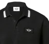Превью - 80142460800 MINI Мужская рубашка-поло MINI Logo Patch Polo Men´s, Black/White (фото 3)