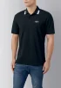 Превью - 80142460800 MINI Мужская рубашка-поло MINI Logo Patch Polo Men´s, Black/White (фото 5)