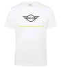 80145A0A567 MINI Мужская футболка MINI T-Shirt CI Wing Logo, White/Energetic Yellow/Black