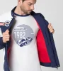 Превью - WAP4530XS0NRTM PORSCHE Мужская куртка Porsche Men's Jacket, Racing Collection, White/Blue (фото 8)
