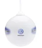 Превью - 35D087790 VAG Фарфоровый елочный шар с изображением Volkswagen Beetle Merry Christmas (фото 2)