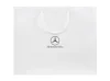 B6695A25912 MERCEDES Бумажный подарочный пакет Mercedes, белый, размер L: 42 х 34,5 х 15 см.