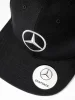 Превью - B66953170 MERCEDES Мужская бейсболка Mercedes Men's Flat Brim Cap, Black (фото 4)
