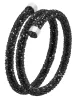 B66954718 MERCEDES Женский браслет Mercedes Tokyo Bracelet, Swarovski, black / silver-coloured