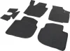 65102001 RIVAL Комплект автомобильных ковриков Skoda Rapid 2013- , литая резина, низкий борт, 5 предметов, крепеж для передних ковров