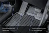 Превью - 65805001 RIVAL Комплект автомобильных ковриков Volkswagen Tiguan 2011-2017, литая резина, низкий борт, 5 предметов, крепеж для передних ковров (фото 9)