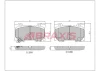 Превью - AA0407 BRAXIS Комплект тормозных колодок, дисковый тормоз (фото 2)