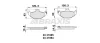 Превью - AA0263 BRAXIS Комплект тормозных колодок, дисковый тормоз (фото 2)