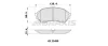 Превью - AB0333 BRAXIS Комплект тормозных колодок, дисковый тормоз (фото 2)