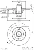 Превью - 08.5834.10 A.B.S. Тормозной диск (фото 2)