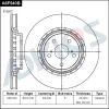 A6F540B ADVICS Тормозной диск