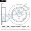 A6R071B ADVICS Тормозной диск