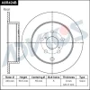 A6R424B ADVICS Тормозной диск