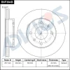 B6F384B ADVICS Тормозной диск