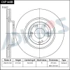 C6F148B ADVICS Тормозной диск