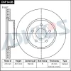 D6F140B ADVICS Тормозной диск