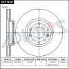 E6F145B ADVICS Тормозной диск