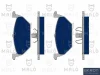1050104 AKRON-MALÒ Комплект тормозных колодок, дисковый тормоз