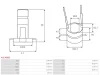 Превью - ASL9083S AS-PL Контактное кольцо, генератор (фото 2)