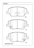 KD7481 ASIMCO Комплект тормозных колодок, дисковый тормоз