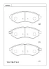 KD9024 ASIMCO Комплект тормозных колодок, дисковый тормоз