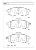 KD9013 ASIMCO Комплект тормозных колодок, дисковый тормоз