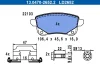 13.0470-2652.2 ATE Комплект тормозных колодок, дисковый тормоз