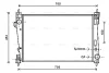 AL2123 AVA Радиатор, охлаждение двигателя