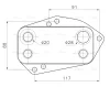 Превью - AU3349 AVA Масляный радиатор, двигательное масло (фото 2)