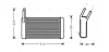 Превью - AU6131 AVA Теплообменник, отопление салона (фото 2)