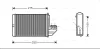Превью - BWA6172 AVA Теплообменник, отопление салона (фото 2)