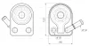 Превью - FD3701 AVA Масляный радиатор, двигательное масло (фото 2)