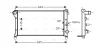 Превью - FTA2379 AVA Радиатор, охлаждение двигателя (фото 2)